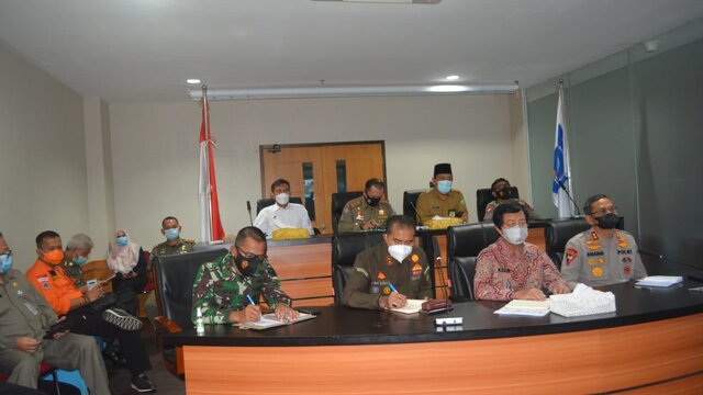 Danrem 045/Gaya Ikuti Rakor Bersama Kepala Daerah se-Indonesia