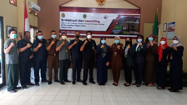 Optimalisasi Proses Persidangan, PN Koba Lounching Aplikasi Si-PanDang
