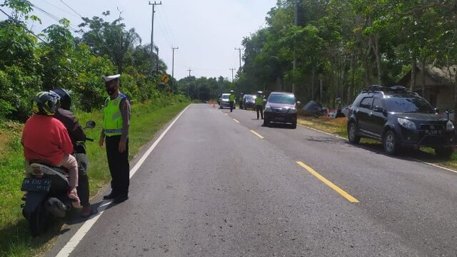 20 Pengendara Terjaring Razia Satlantas Polres Bangka Barat