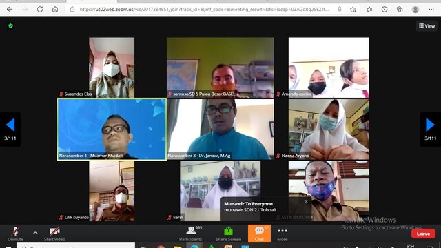 Guru dan Siswa SMP/SMA Basel Ikuti Webinar Literasi Digital