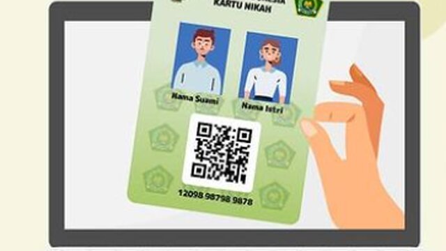 KUA Luncurkan Layanan Kartu Nikah Digital, Berikut Cara Mendapatkannya