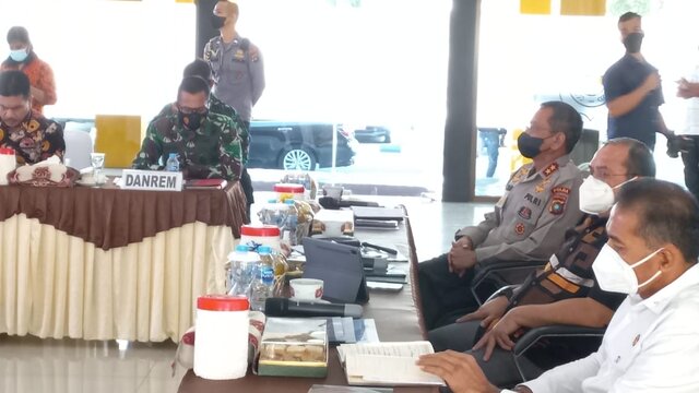 Danrem Ikuti Rakor Rencana Pemberlakuan PPKM Level IV di Babel