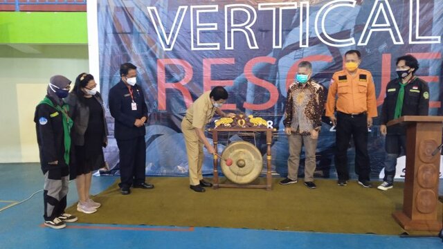 KOMPAS UBB Selenggarakan Pelatihan Vertical Rescue Tingkat Nasional