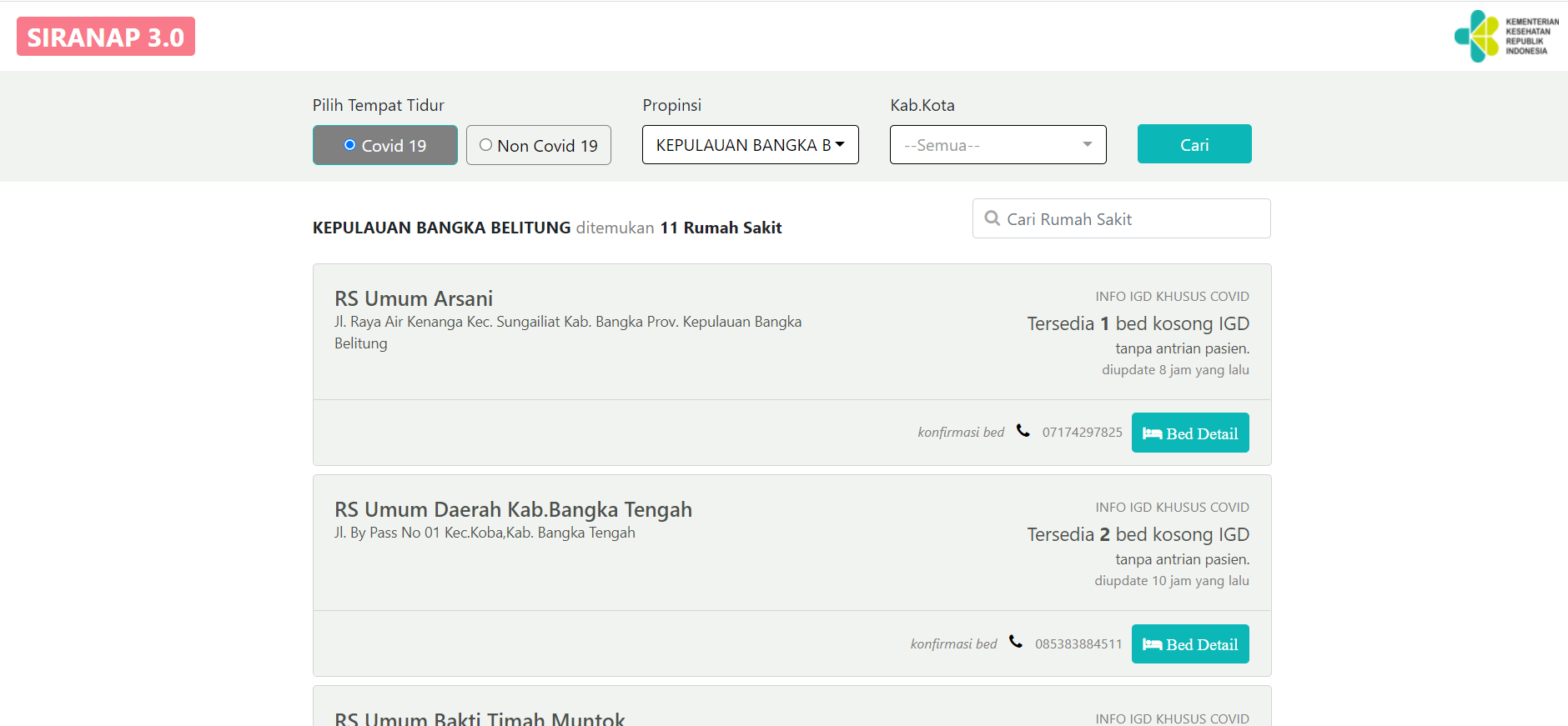 Kasus positif Covid-19