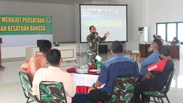 Merajut Persatuan dan Kesatuan Bangsa, Korem 045/Gaya Gelar Komsos