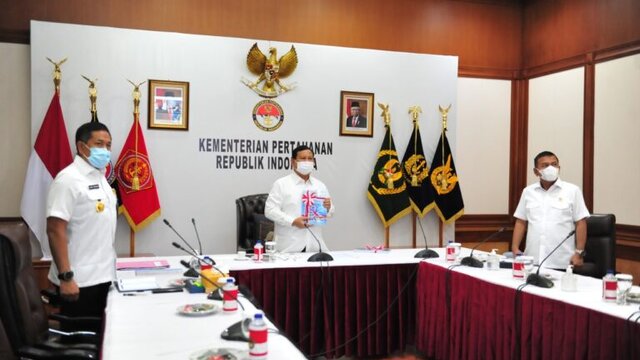 Kemhan RI Terima Laporan Hasil Pemeriksaan Laporan Keuangan Tahun 2020