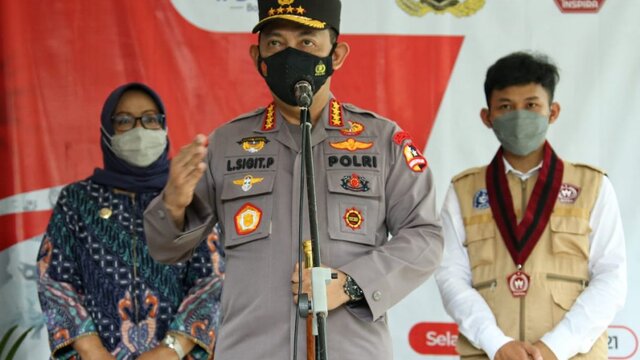 Percepat Vaksinasi, Kapolri Siap Bekerja Sama Dengan Semua Pihak