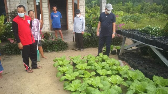 Desa Trubus Wakili Bangka Tengah Mengikuti Lomba PHBS Babel