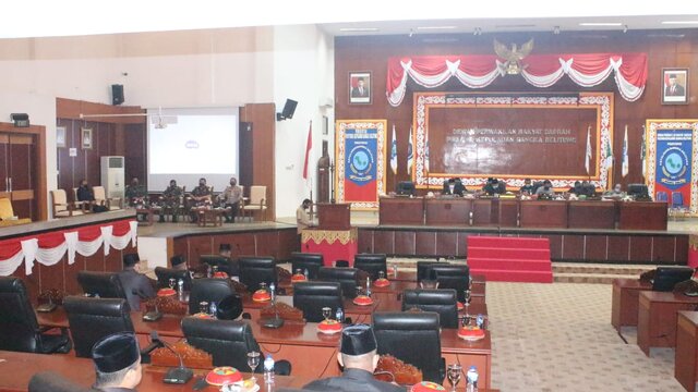 Danrem Hadiri Rapat Paripurna Penyampaian Rancangan Perubahan KUA dan PPAS