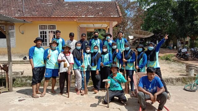 Siap Mengabdi, Mahasiswa UBB KKN-T di Desa Riau Silip