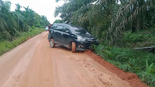RLH Soroti Pekerjaan Bahu Jalan Dinas PUPR Tanjabtim