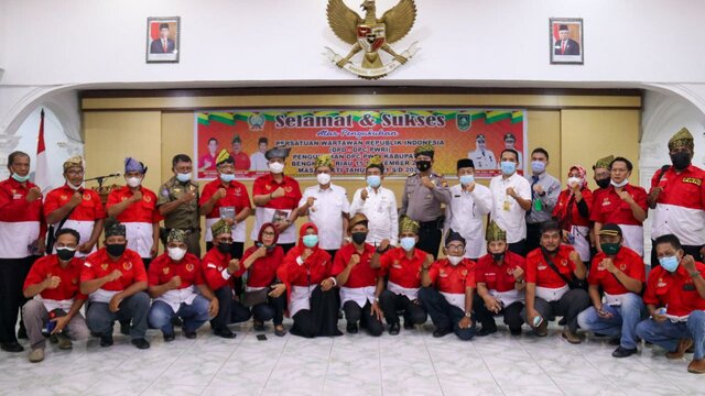 Pengurus DPC PWRI Kabupaten Bengkalis Resmi Dikukuhkan