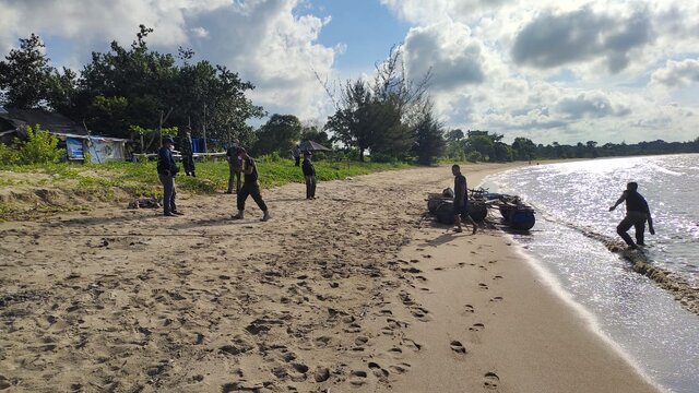PT. SAMP Melakukan Sounding Laut Amir Koba, Pihak Terkait Tidak Tahu