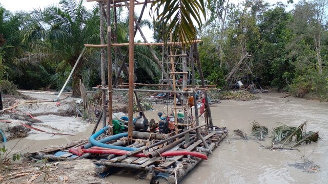 Aktivitas TI Ilegal di Desa Perlang Rusak Kawasan HLP