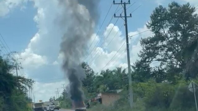 Usai Mengisi BBM di SPBU Desa Ibul, Mobil Sedan Ini Terbakar