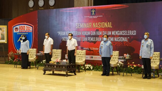 Menkumham Yasonna: Mari Berperan Dalam Pemulihan Ekonomi Nasional
