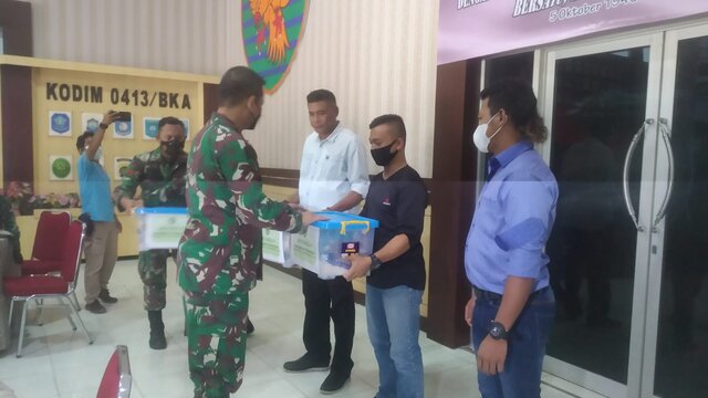 HUT TNI Ke-76, Dandim 0413/Bangka Ajak Awak Media Silaturahmi
