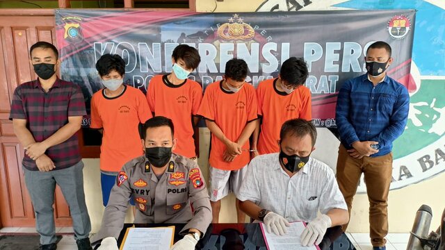 Polres Babar Gelar Konferensi Pers Pengungkapan Jaringan Narkotika