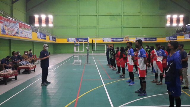 Turnamen Volly Bupati Cup 2021, Algafry : Menang Kalah Biasa