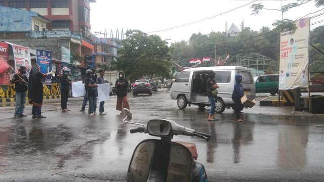 Aliansi Mahasiswa & Pemuda Toraja Galang Dana Untuk Korban Kebakaran