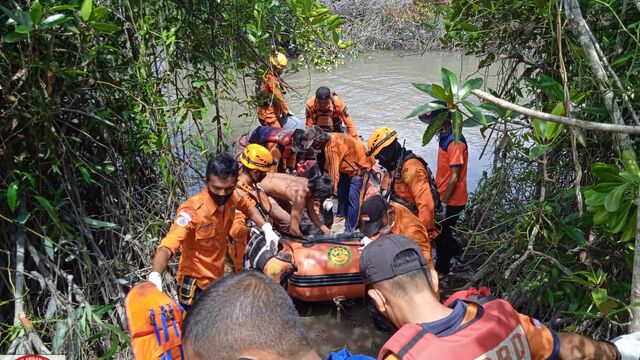 Diduga Di Terkam Buaya, Warga Riau Silip Ditemukan Tak Bernyawa
