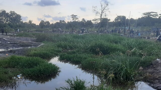 Berkedok Pembangunan Masjid, Tambang Timah Ilegal Marak di Pangkalpinang