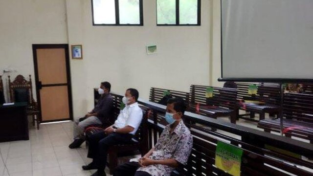 Terduga Perkara Korupsi Dinas Pertanian Babel Menjalani Sidang Dakwaan