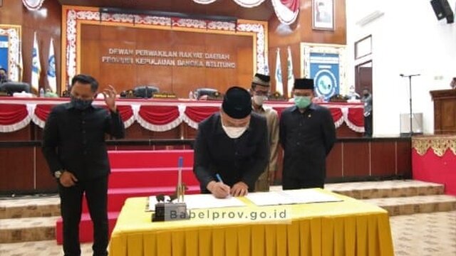 DPRD Setujui RAPBD Provinsi Babel Tahun 2022