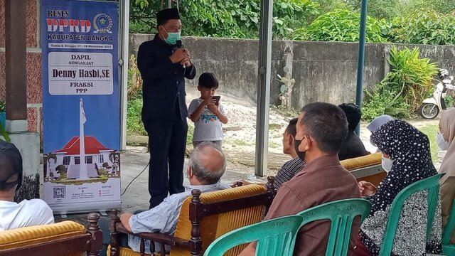 Anggota DPRD Bangka Reses, Ini Yang Disampaikan Warga Sungailiat