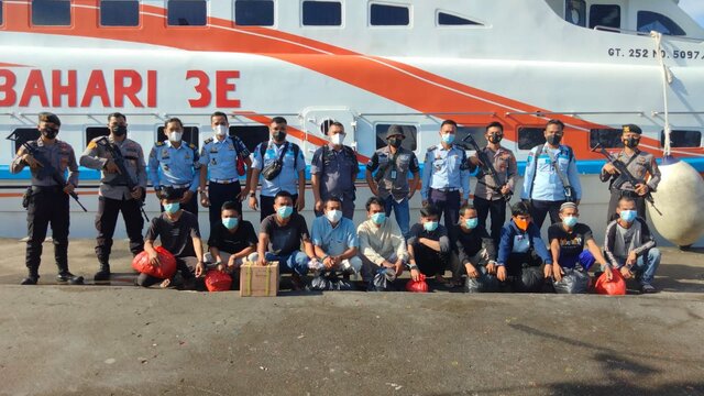 Kalapas Tanjungpandan Lakukan Pemindahan WBP KE Lapas di Pulau Bangka