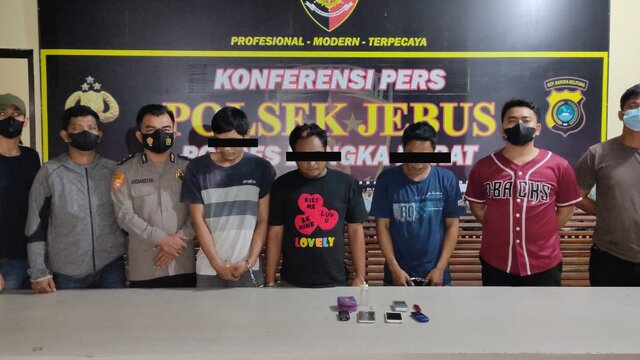 Polsek Jebus Berhasil Ungkap Kasus Penyalahgunaan Narkotika
