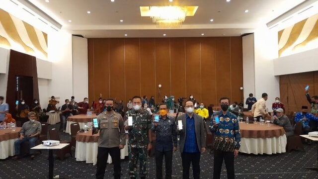 Bawaslu Bangka Tengah Launching Aplikasi SiMadu