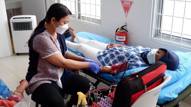 Klinik Utama Glori Medika Bersama PMI Selenggarakan Donor Darah