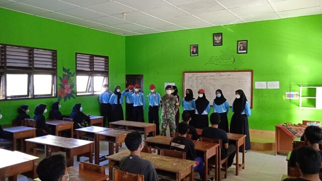PPI Belitung Sosialisasikan Duta Pancasila Melalui Paskibra Sekolah