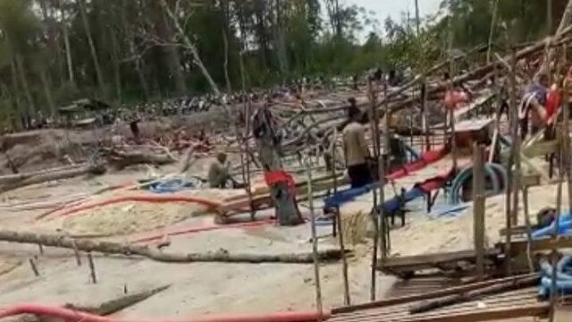 Sempat Ditertibkan, Aktivitas Tambang Ilegal Di Sungai Semusuk Belo Laut Kian Marak