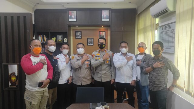 Kapolres Bangka Terima Kunjungan Silaturahmi HAMI Provinsi Bangka Belitung