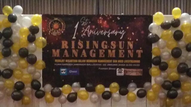 Rising Sun Management Rayakan Anniversary 1ST Di Hotel Yuan Garden
