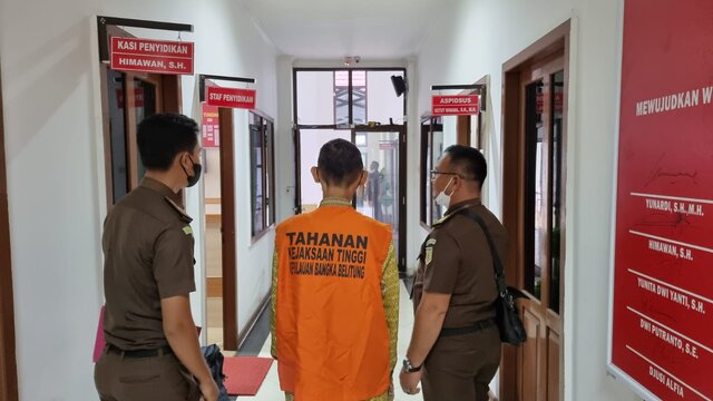 Diduga Korupsi, Kejati Babel Menahan Bendahara Pengeluaran Dinkes Babel