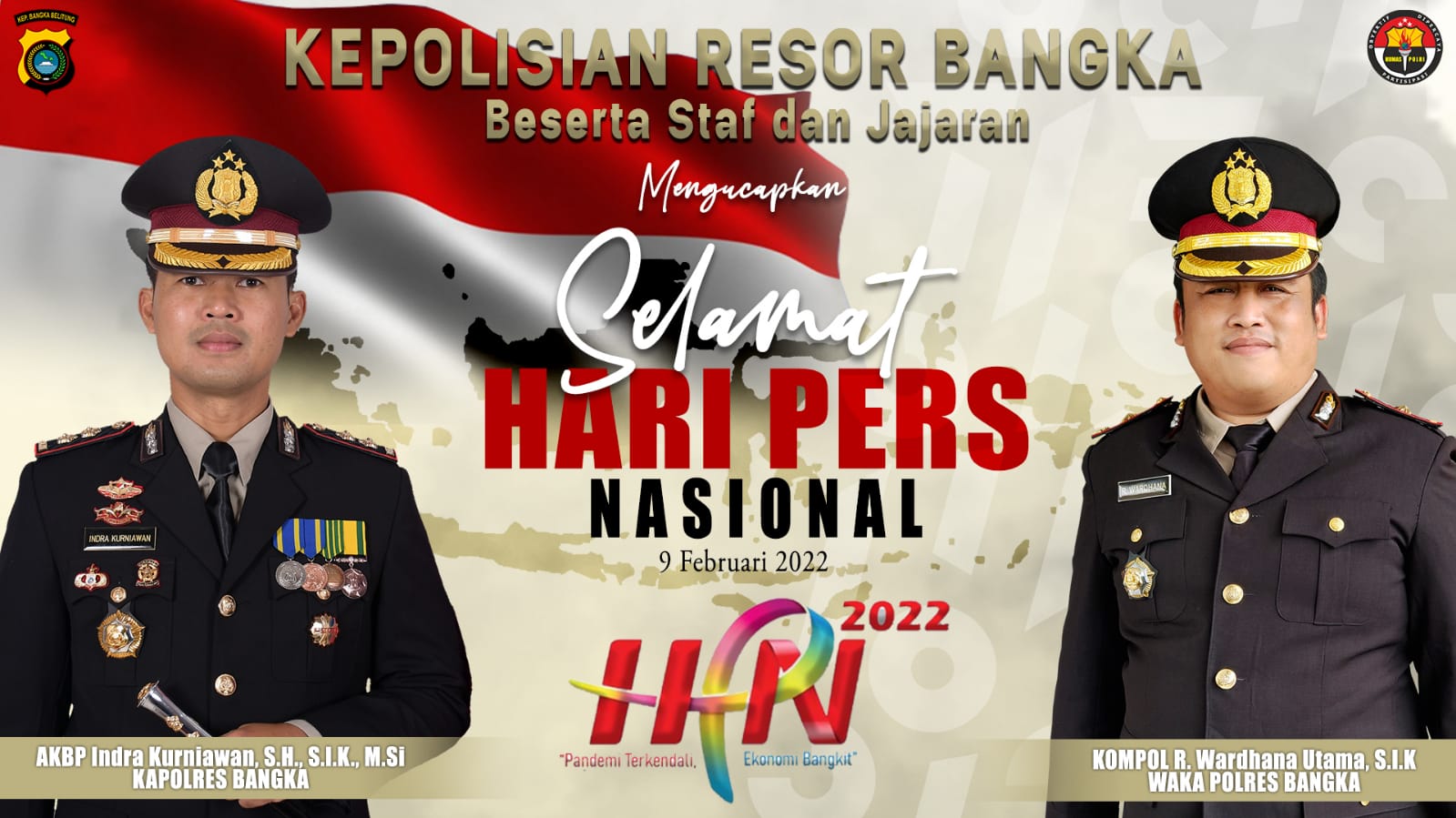 Ini Yang Disampaikan Kapolres Bangka Dalam Moment Hari Pers Nasional 2022
