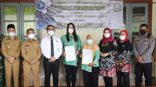 Hindari Permasalahan Hukum, Tim PKK Belinyu Teken MOU Dengan Kejari Bangka