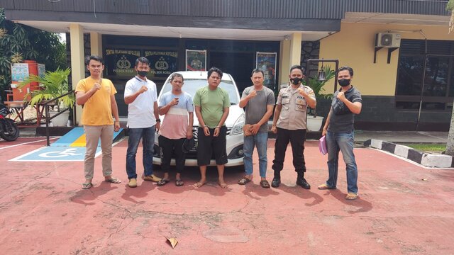 Nekat Gadai Mobil Rental, Pemuda Ini Ditangkap Polsek Koba