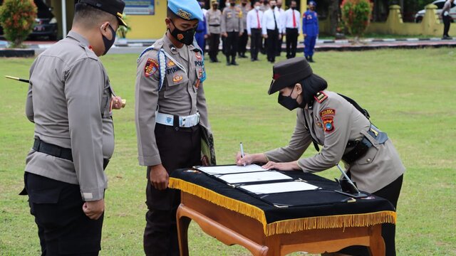 AKP Nanang Gantikan Iptu Ellen Sebagai Kasatlantas Polres Bateng