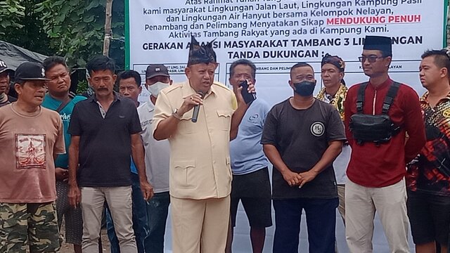 Ketua DPD HNSI Babel Dukung Beraktivitasnya Tambang Rakyat Di Jalan Laut Bangka