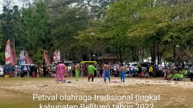 Acara Penutupan Pestival Olahraga Tradisional Tingkat Kabupaten Belitung Tahun 2022