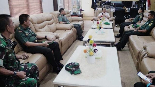 Bupati Bangka Tengah Sambut Hangat Kunjungan Danrem 045/Gaya
