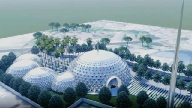 Walikota Pangkalpinang Ingin Pembangunan Masjid Agung Kubah Timah Rampung Sesuai Jadwal