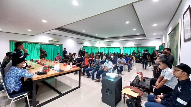PT Timah Sosialisasi Rencana Penambangan Di Perairan Laut Merbau