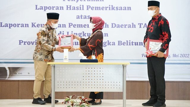 Pemkot Pangkalpinang Kembali Meraih Opini WTP Dari BPK RI