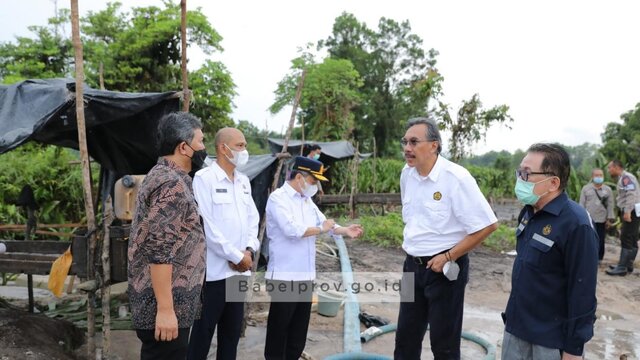 Sidak Tambang Ilegal Dibelakang Citraland, Ini Kata PJ Gubernur Babel