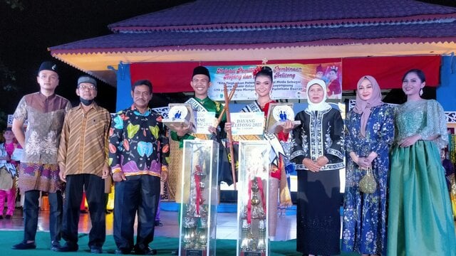 Bupati Belitung Hadiri Malam Puncak Pemilihan Duta Wisata Bujang Dayang Belitong 2022